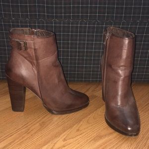 Brown Vegan Leather Boots